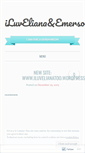 Mobile Screenshot of iluveliana.wordpress.com
