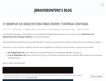 Tablet Screenshot of jbravomontero.wordpress.com