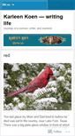 Mobile Screenshot of karleenkoen.wordpress.com
