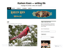 Tablet Screenshot of karleenkoen.wordpress.com