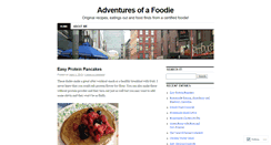 Desktop Screenshot of adventuresofafoodie.wordpress.com