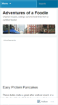 Mobile Screenshot of adventuresofafoodie.wordpress.com