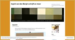 Desktop Screenshot of ingridvandenbergh.wordpress.com