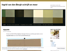 Tablet Screenshot of ingridvandenbergh.wordpress.com
