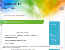 Tablet Screenshot of mantelerialebourdon.wordpress.com