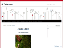 Tablet Screenshot of 4colectivo.wordpress.com