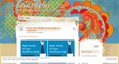 Desktop Screenshot of fabuloloso.wordpress.com