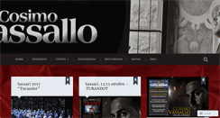 Desktop Screenshot of cosimovassallo.wordpress.com