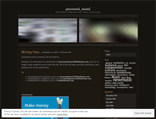 Tablet Screenshot of processedsound.wordpress.com