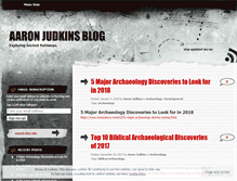 Tablet Screenshot of manvsarchaeology.wordpress.com