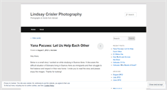 Desktop Screenshot of lcrislerphoto.wordpress.com