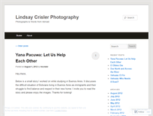 Tablet Screenshot of lcrislerphoto.wordpress.com