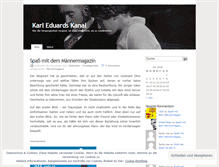 Tablet Screenshot of karleduardskanal.wordpress.com