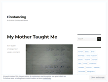 Tablet Screenshot of firedancerx.wordpress.com
