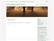 Tablet Screenshot of ilfilorossocheciunisce.wordpress.com