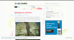 Desktop Screenshot of jatsmodels.wordpress.com
