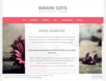 Tablet Screenshot of mariannecurtis.wordpress.com