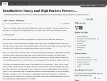 Tablet Screenshot of deadballers.wordpress.com