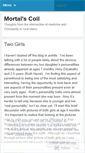 Mobile Screenshot of mortalscoil.wordpress.com