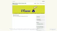Desktop Screenshot of lencrierblog.wordpress.com