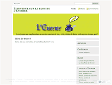 Tablet Screenshot of lencrierblog.wordpress.com