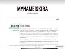 Tablet Screenshot of mynameiskira.wordpress.com