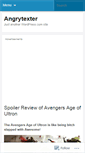 Mobile Screenshot of angrytexter.wordpress.com
