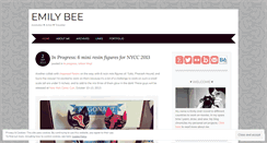 Desktop Screenshot of emilybee.wordpress.com