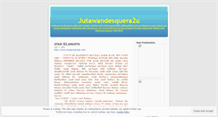 Desktop Screenshot of jutawandesquera2u.wordpress.com