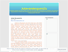 Tablet Screenshot of jutawandesquera2u.wordpress.com