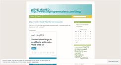 Desktop Screenshot of brightestgreen.wordpress.com