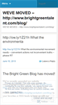 Mobile Screenshot of brightestgreen.wordpress.com