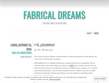 Tablet Screenshot of fabricaldreams.wordpress.com