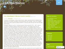 Tablet Screenshot of claudiaonishi.wordpress.com