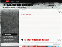 Tablet Screenshot of freedomsearch.wordpress.com