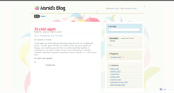 Desktop Screenshot of aisnid.wordpress.com