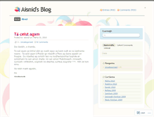 Tablet Screenshot of aisnid.wordpress.com