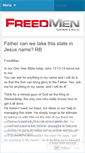 Mobile Screenshot of freedmennebraska.wordpress.com
