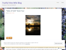 Tablet Screenshot of fruitfulvinewife.wordpress.com