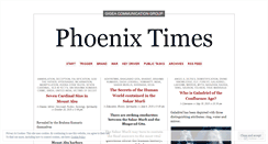 Desktop Screenshot of phoenixtimes.wordpress.com