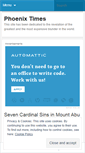 Mobile Screenshot of phoenixtimes.wordpress.com