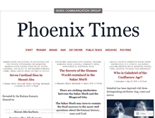 Tablet Screenshot of phoenixtimes.wordpress.com