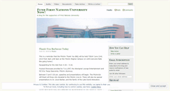 Desktop Screenshot of fnuniv.wordpress.com