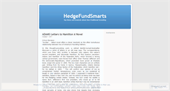 Desktop Screenshot of hedgefundsmarts.wordpress.com