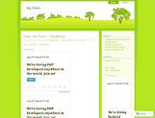 Tablet Screenshot of beautifultown.wordpress.com