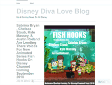 Tablet Screenshot of disneydivalover.wordpress.com