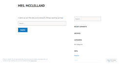 Desktop Screenshot of mrsmcclelland.wordpress.com