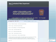 Tablet Screenshot of ncpolice.wordpress.com