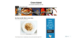 Desktop Screenshot of craveisland.wordpress.com