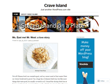 Tablet Screenshot of craveisland.wordpress.com